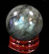Flashy Labradorite Sphere - Great Color Play #37667-1